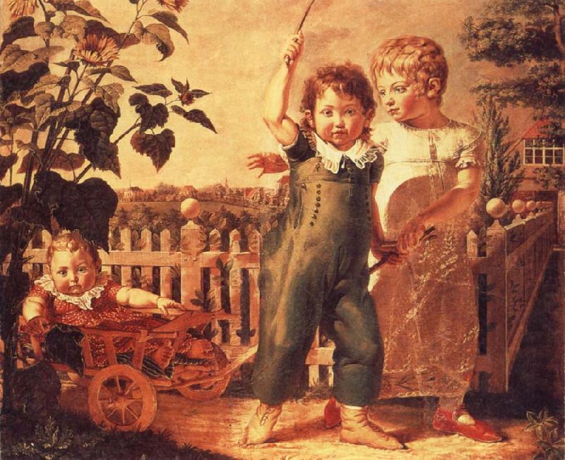 Philipp Otto Runge Die Hulsenbeckschen Kinder Sweden oil painting art